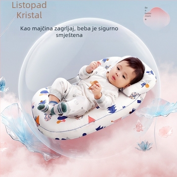 October Crystal multifunkcionalna dojiljna jastučnica – podrška za dojenje, zaštita struka, pamučna tkanina