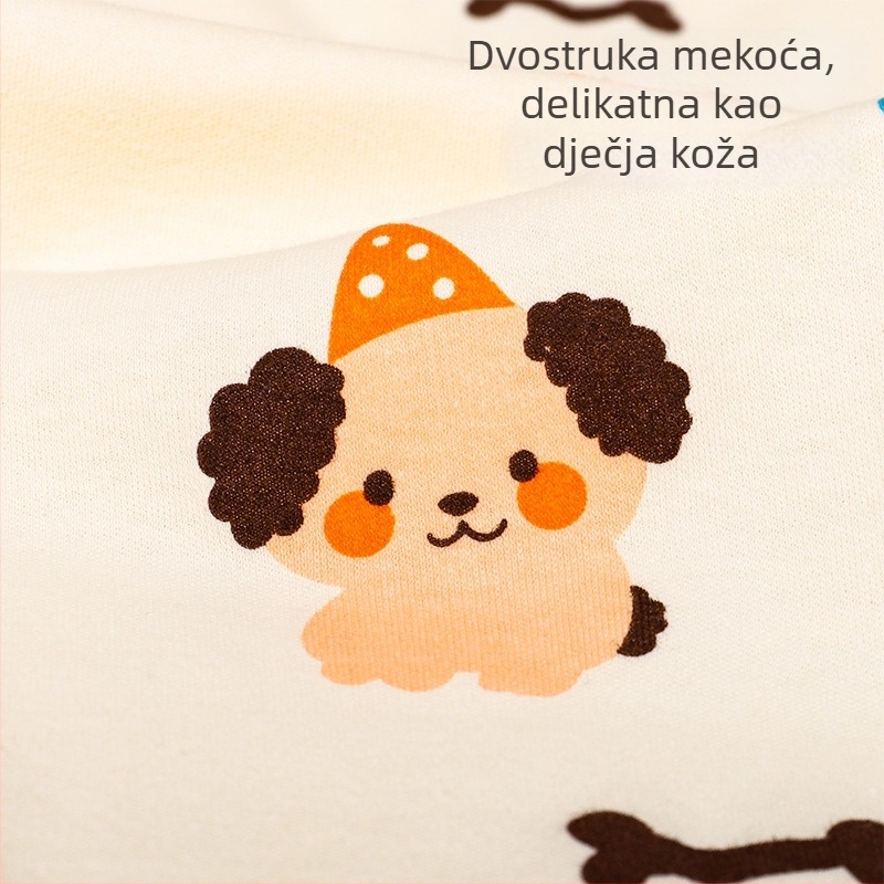 Zavojnica za novorođenče od 100% pamuka – težina do 0,5 kg, prilagodljiva, crtani stil