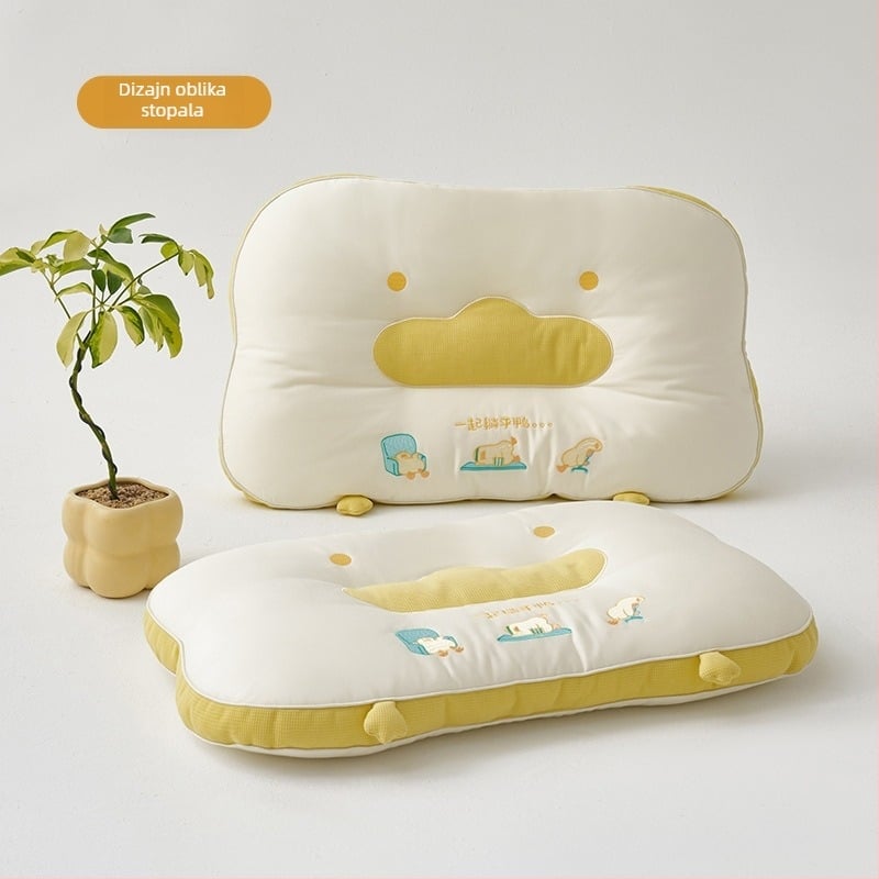 Pravougaoni jastuk s kompozitnim jastučnim jezgrom od mulberry svile za potporu vratne kralježnice, pogodna za djecu i odrasle, za jednu osobu, modalni navlaka, punjenje od poliesternih vlakana (>95%)