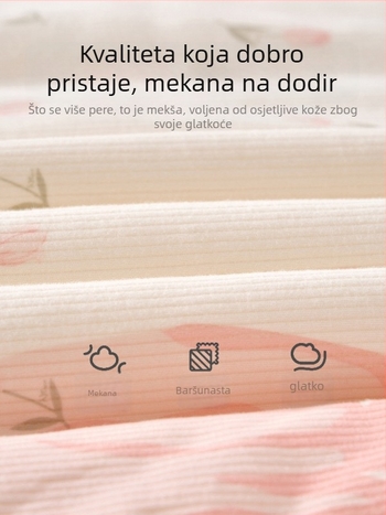 Novorođena zavojnica od 100% pamuka, pogodna za jesen i zimu, uzorak crtani likovi i cvijeće, za bebe do 3 godine.