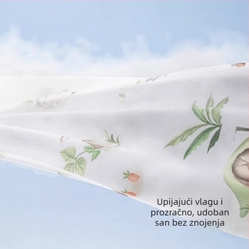 Swaddle wrap za novorođenčad – Betides, 100% pamuk, četiri sezone, životinjski uzorak, pogodno za novorođenčad do 80 cm