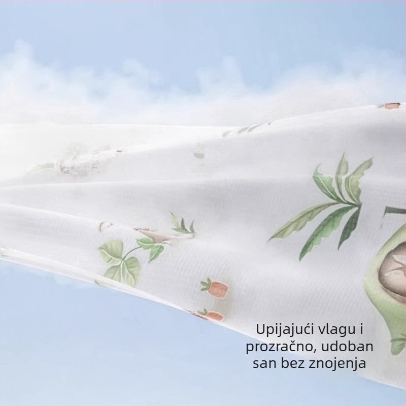 Swaddle wrap za novorođenčad – Betides, 100% pamuk, četiri sezone, životinjski uzorak, pogodno za novorođenčad do 80 cm