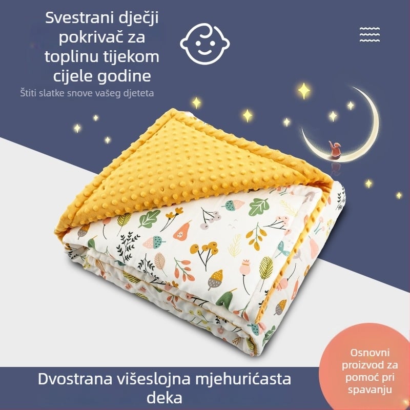 Deka za grljenje beba: 95% čisti pamuk, punilo od kemijskih vlakana, za bebe 1–3 godine, 425 g, za ljeto, proljeće, jesen i zimu