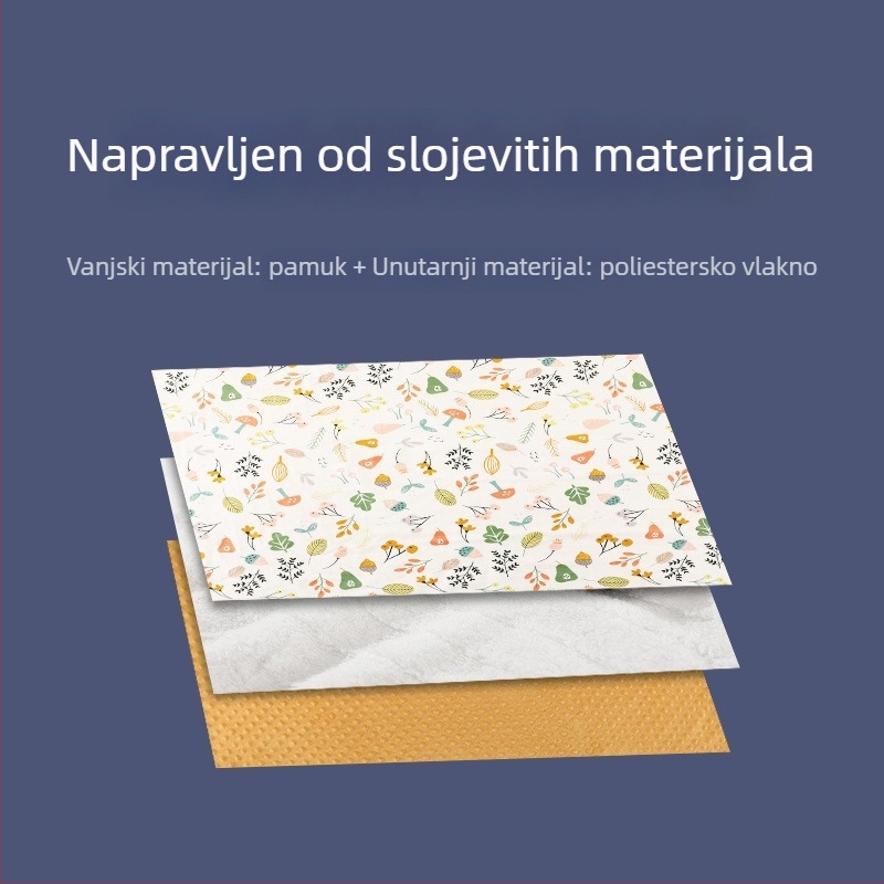 Deka za grljenje beba: 95% čisti pamuk, punilo od kemijskih vlakana, za bebe 1–3 godine, 425 g, za ljeto, proljeće, jesen i zimu