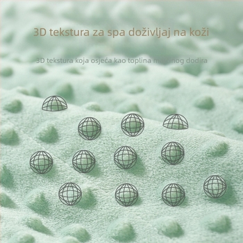 Bebin quilt od 100% pamuka za novorođenčad, zimsko razdoblje, jednostavan dizajn, težina ispod 0,5 kg