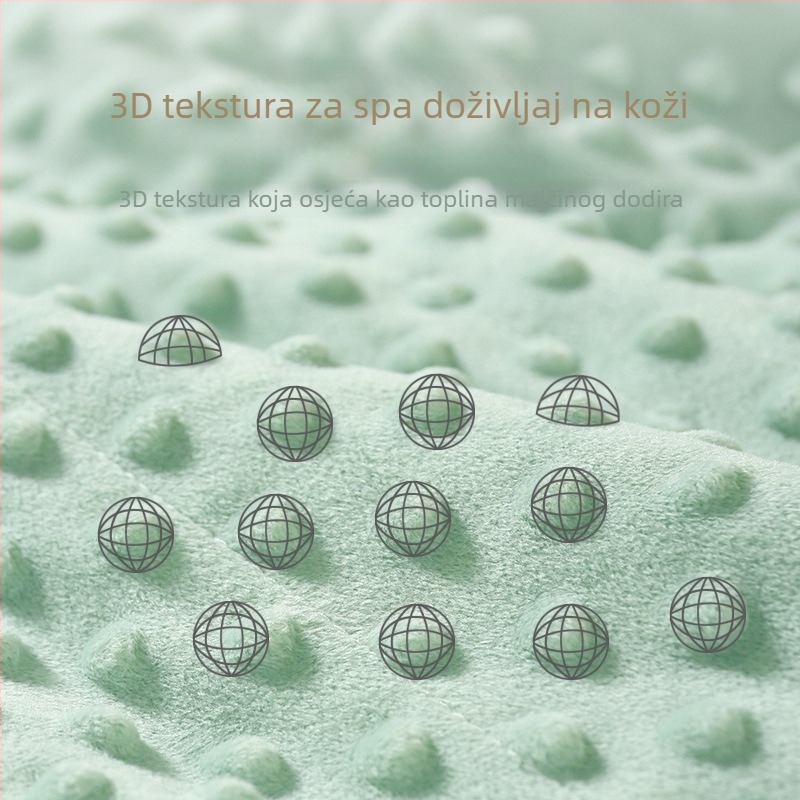 Bebin quilt od 100% pamuka za novorođenčad, zimsko razdoblje, jednostavan dizajn, težina ispod 0,5 kg