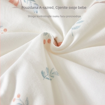 Deka za grljenje beba, pamuk materijal, punilo od kemijskih vlakana, uzorak crtani film, za novorođenčad, zima, Shuo Zhibao