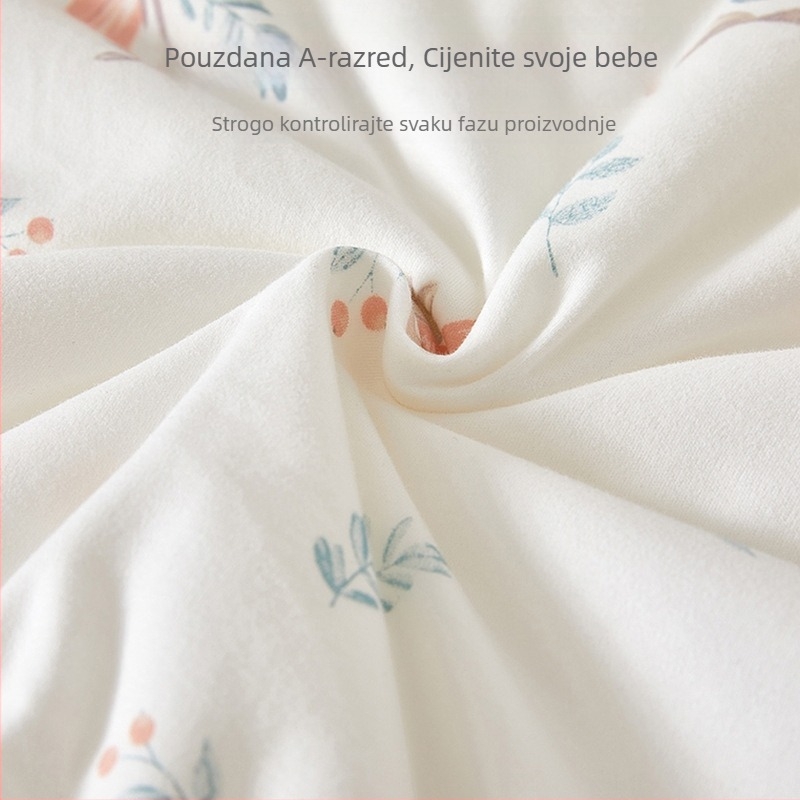 Deka za grljenje beba, pamuk materijal, punilo od kemijskih vlakana, uzorak crtani film, za novorođenčad, zima, Shuo Zhibao