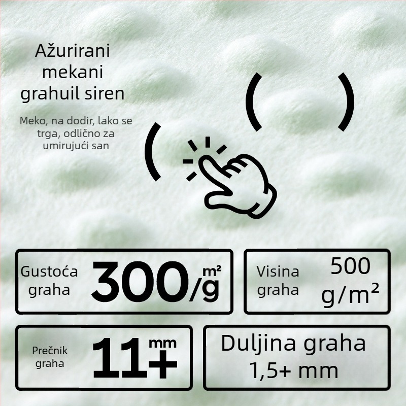 Dječji ćebe s poliester punjenjem, pleteni pamuk materijal, težine 0,55–1,0 kg, za proljeće i jesen, pogodno za djecu od 1 do 2 godine