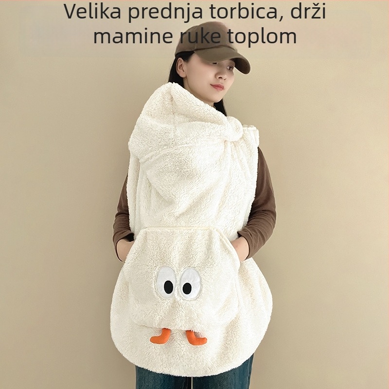 Deka za kolica za bebe – poliester, jesen-zima, za novorođenčad, otporna na vjetar, crtani dizajn