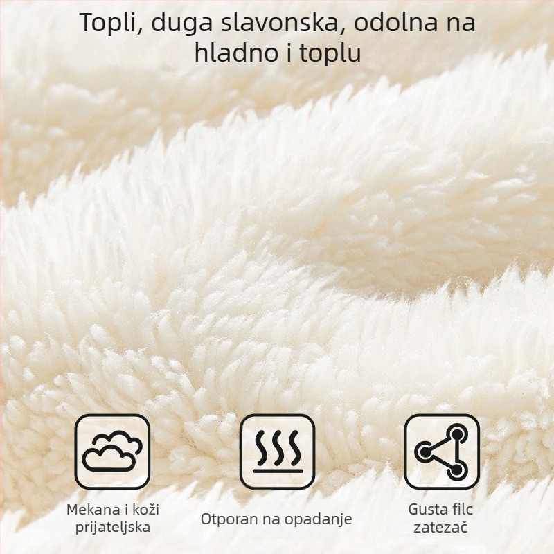 Deka za kolica za bebe – poliester, jesen-zima, za novorođenčad, otporna na vjetar, crtani dizajn