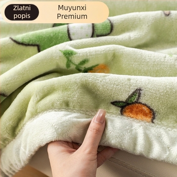 Raschel dječja deka - dvostruko slojevita, 500–800 g, 100% pamuk, za dob 3–6 godina, pogodna za sve sezone