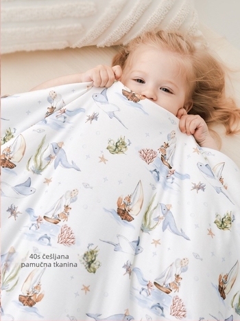 Pamučna dječja quilt‑deka za bacanje, Klasa A, za dojenčad i djecu 1–3 godine, uzorci: životinje, crtani likovi, avatar, lansirano ljeto 2025