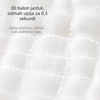 Bebin kupaći ručnik od bambus-pamučne tkanine, 50 komada, 6-slojna rubna gaz, omot za novorođenče, uzorak životinja