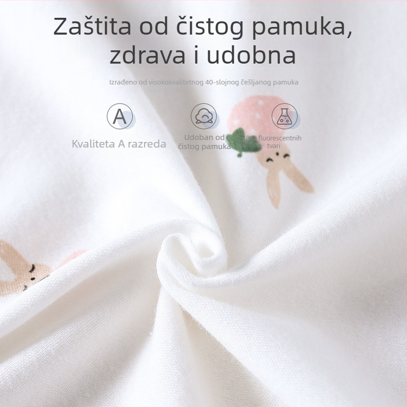 Dječji zavijajući ručnik – 95% pamuk, cartoon uzorak, sigurnosna razina A, pogodan za proljeće, jesen i zimu, za novorođenčad