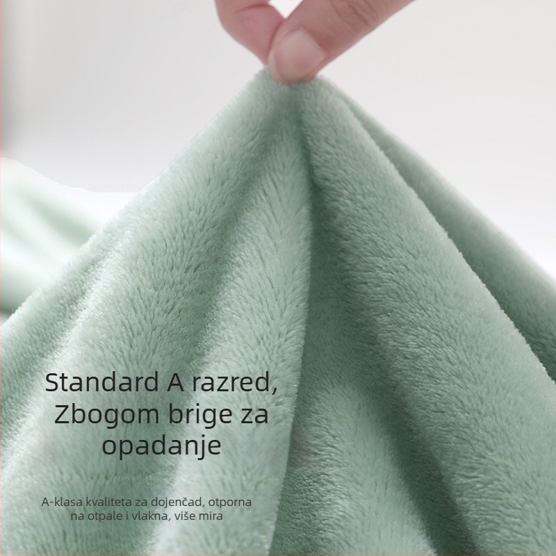 Flanel deka s logotipom, 300–500 g, pogodna za sve sezone, za djecu od 6 do 12 godina