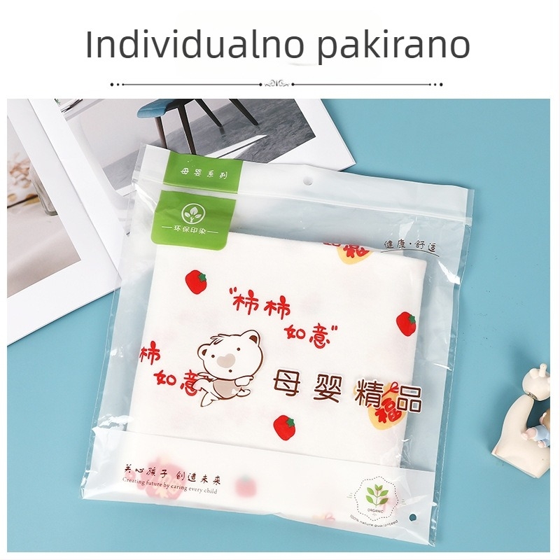 Dječja uvijenica od čiste pamucne tkanine, sigurnosna razina A, uzorak životinja/crtani likovi, pogodno za sve sezone, za novorođenčad i malu djecu 0–3 godine