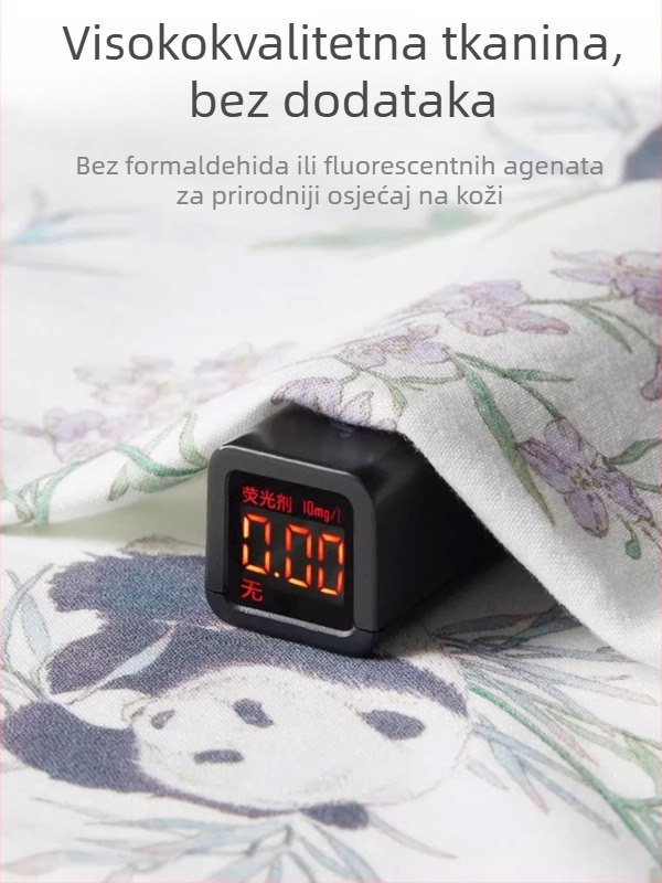 Dječja swaddle deka od bambusovih vlakana - cartoon uzorak, ljeto, za dojenčad i malu djecu