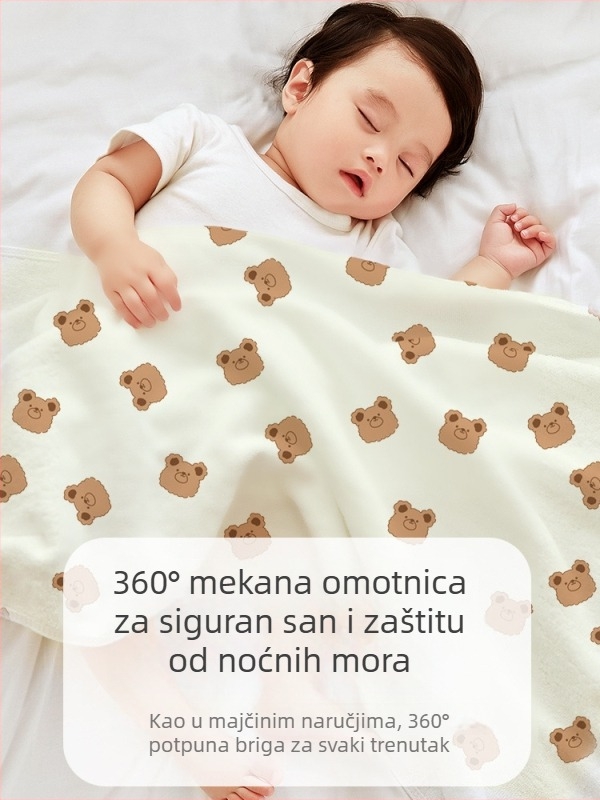 Banjwell Dekica za novorođenčad — 100% pamuk, lagana, za sve sezone, za bebe i malu djecu