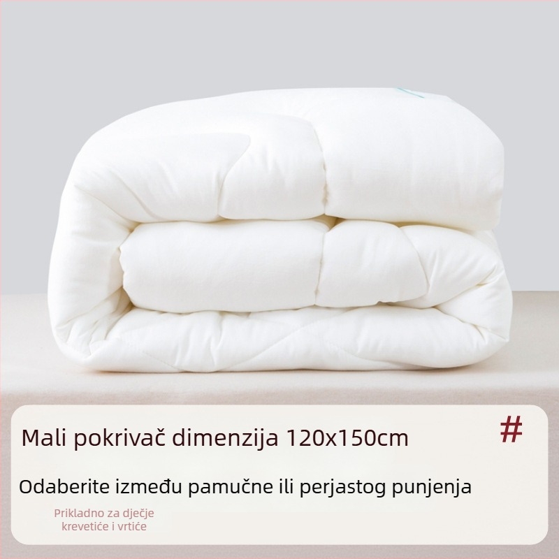 Rotus Jezgro dječje deke za vrtić – proljeće i jesen, punilo od svile i pamuka, tkanina od kemijskih vlakana, za djecu 0–6 godina