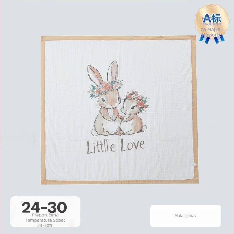 IDBABY bambusov ručnik za kupanje, svegodišnji za bebe i djecu 1–3 godine