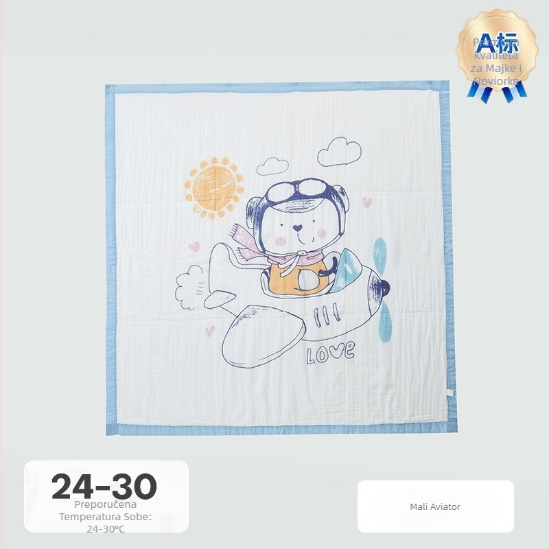 IDBABY bambusov ručnik za kupanje, svegodišnji za bebe i djecu 1–3 godine