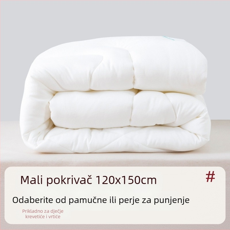 Dječji quilt jezgra za vrtić, punilo od svile i pamuka, tkanina sintetička, proljeće-jesen, uzrast 0–6 godina