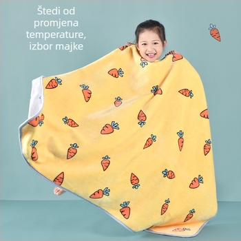 Drizzle flanelna deka za djecu – crtani stil, uzrast 3-6 godina, 500-800 g, za sve sezone