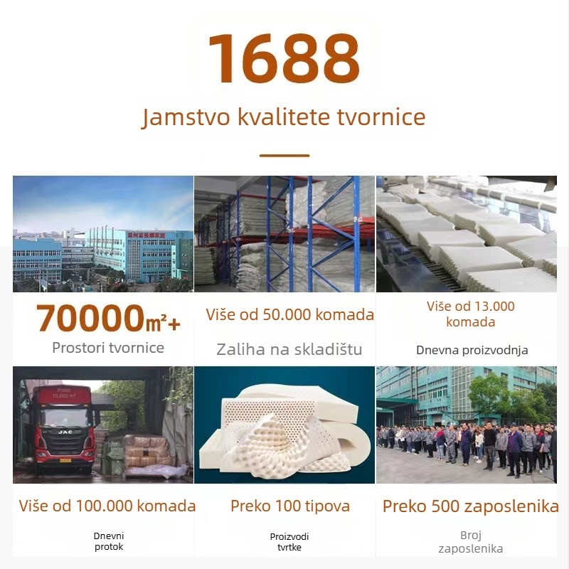 Jastuk od lateksa, 90% prirodnog lateksa, zakrivljen valoviti oblik, pogodan za djecu, bebe i odrasle