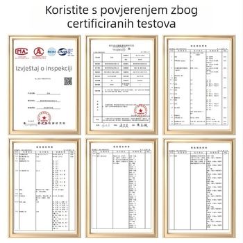 Lateksna jastučnica s dvostrukim punjenjem (gornji latex, donji 100% poliester) za odrasle, pravokutnog oblika, navlaka od sintetičkih vlakana