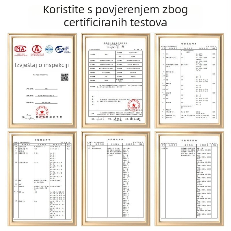Lateksna jastučnica s dvostrukim punjenjem (gornji latex, donji 100% poliester) za odrasle, pravokutnog oblika, navlaka od sintetičkih vlakana