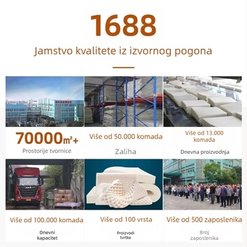 Lateksni jastuk za vrat, U-oblika, za putovanja avionom i autom, prirodni lateks 80–90%, navlaka Crystal Velvet