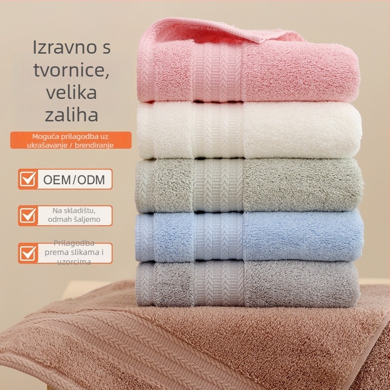 Ručnici od dugotrajnog pamuka za bebe i odrasle, set od 16 komada, 100% pamuk, težina 140–170 g, mogućnost prilagođavanja