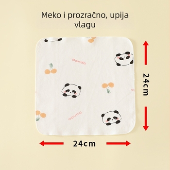 Beileyi Dječji Saliva Ručnik, 100% pamuk, za novorođenčad do 6 godina, Uzorak životinja/crtani