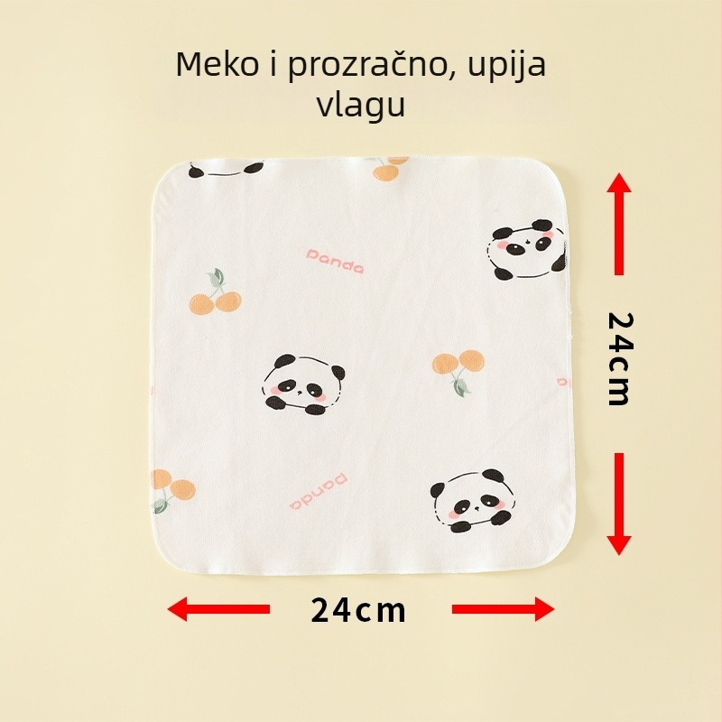 Beileyi Dječji Saliva Ručnik, 100% pamuk, za novorođenčad do 6 godina, Uzorak životinja/crtani