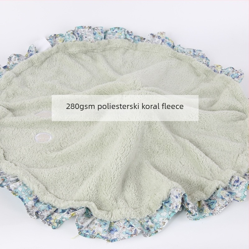 Leisure House dječji ručnik za ruke od koralne fleece, simpatičan motiv životinja, 80–100 g, 250D pređa