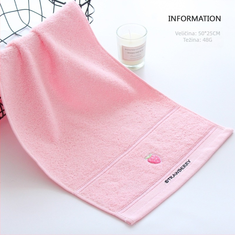 Dječji ručnik od 100% pamuka, 32 vlakna, s vezenjem, džakard i ravno pletenje, težina ispod 50 g, mogućnost prilagodbe