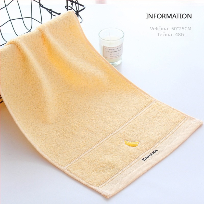 Dječji ručnik od 100% pamuka, 32 vlakna, s vezenjem, džakard i ravno pletenje, težina ispod 50 g, mogućnost prilagodbe