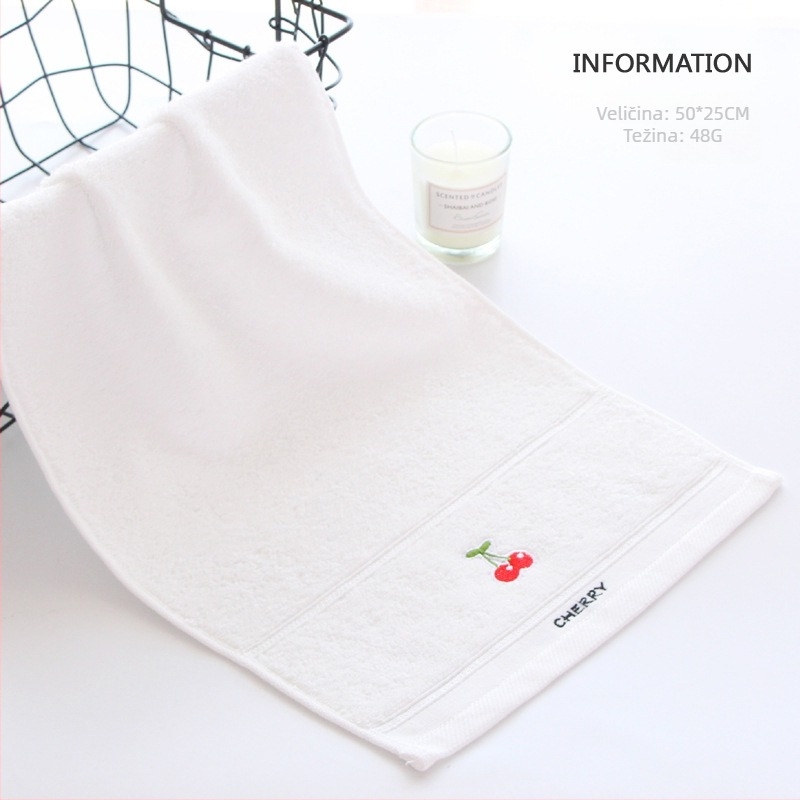 Dječji ručnik od 100% pamuka, 32 vlakna, s vezenjem, džakard i ravno pletenje, težina ispod 50 g, mogućnost prilagodbe