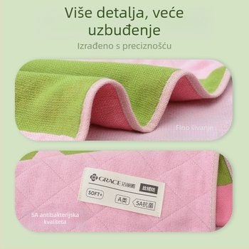 Bebin trostruki gazirani ručnik za kupanje, 50% pamuk / 50% viskoza, 32 niti, šav, 200–300 g