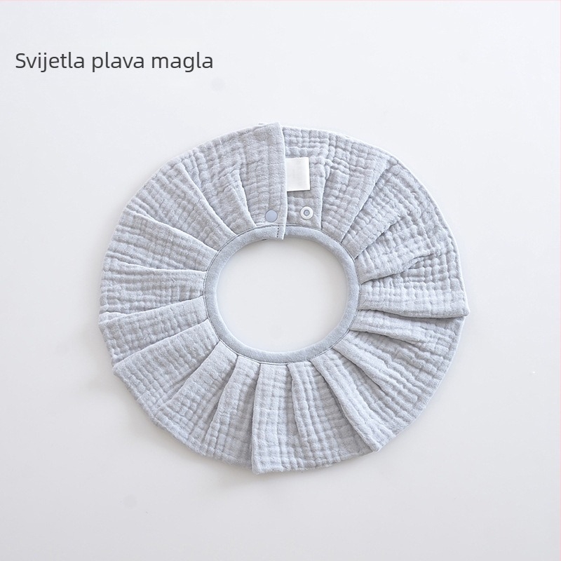 Bejbi pamučni bavets od pamuka, korejskog stila, jedinstven jedne boje uzorak, šavovi uz rub, za bebe 0–2 godine