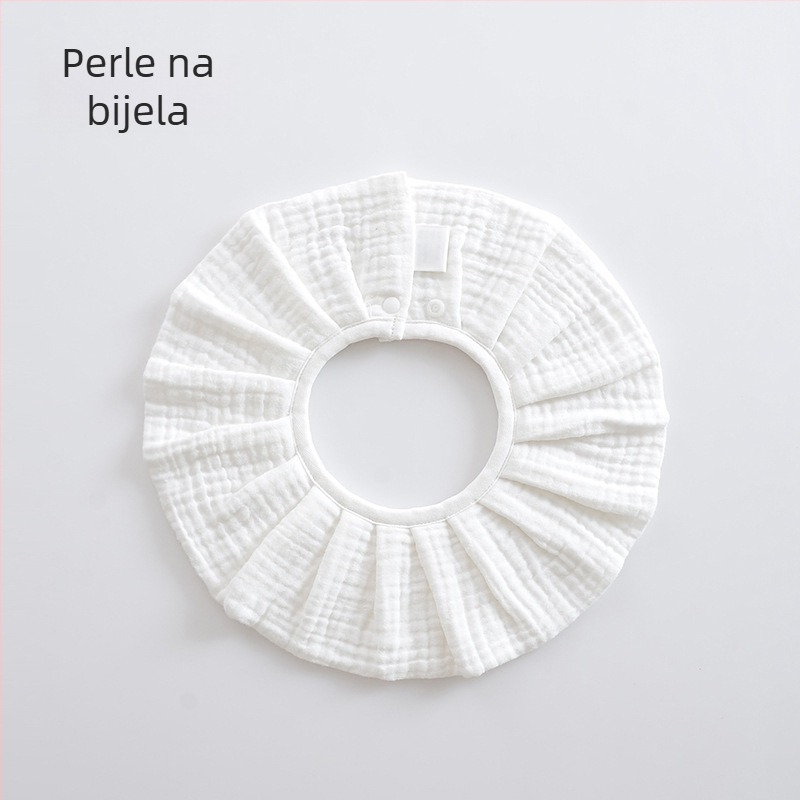 Bejbi pamučni bavets od pamuka, korejskog stila, jedinstven jedne boje uzorak, šavovi uz rub, za bebe 0–2 godine