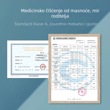 Dječji kupaći ručnik od čiste pamuka, 9-slojna gazasta tkanina, 40s pređa, crtani print, brzo sušenje