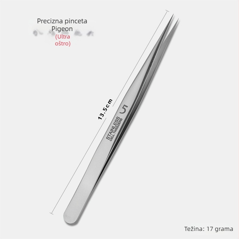 Set alata za ekstrakciju prištića – nehrđajući čelik, ultra oštri vrhovi, uklanjanje komedona, Daisy marka, rok trajanja 2 godine