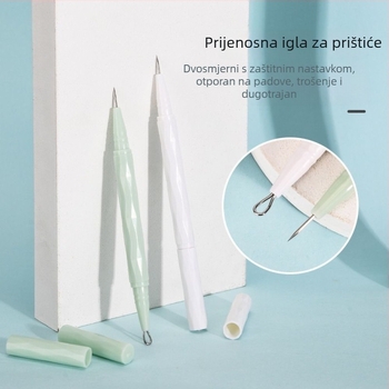 VEEJAGA Alat od nehrđajućeg čelika za ekstrakciju akni za uklanjanje crnih točaka i prištića