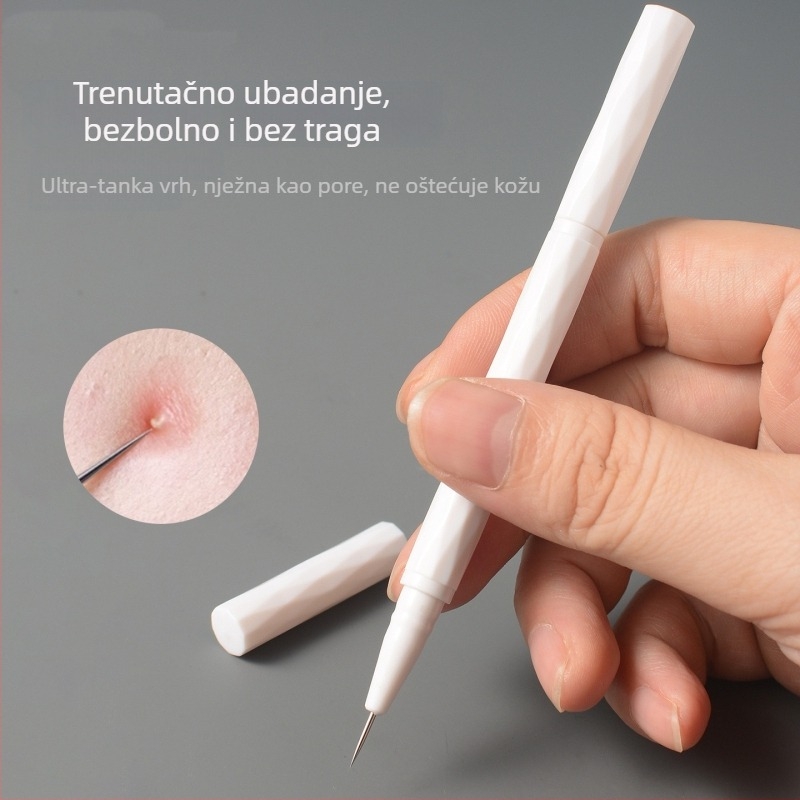 VEEJAGA Alat od nehrđajućeg čelika za ekstrakciju akni za uklanjanje crnih točaka i prištića