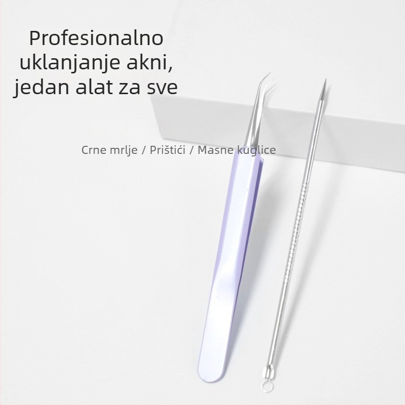 Etude set od 2 igle za akne, nehrđajući čelik, alat za čišćenje lica