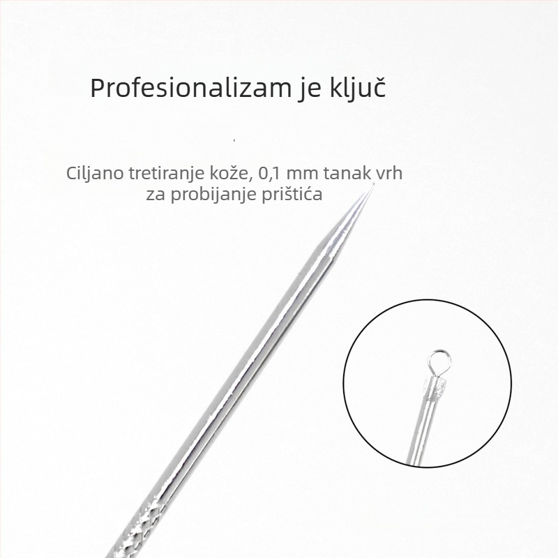 Etude set od 2 igle za akne, nehrđajući čelik, alat za čišćenje lica