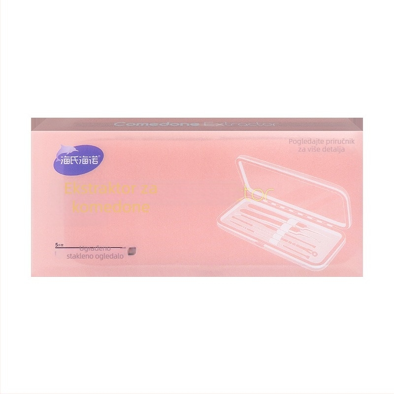 5-darobni set nehrđajućeg čelika igala za akne, nadograđeni precizni ekstraktor za crne mrlje i pore