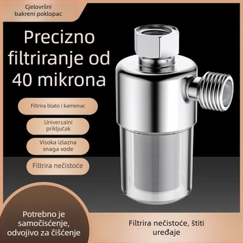 Predfiltr za električni bojler s bakrenim filtrirnim elementom, zidni ugradni filter, filtracija vode protiv taloženja; Odobrenje Zhejiang 2022. br. 0020; Funkcija: Povećanje protoka vode